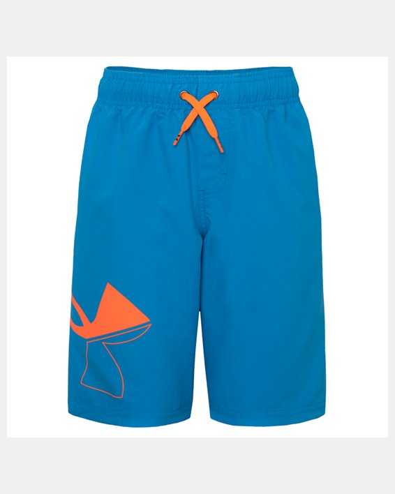 Boys' Pre-School UA Solid Volley Shorts, Blue, pdpMainDesktop image number 1